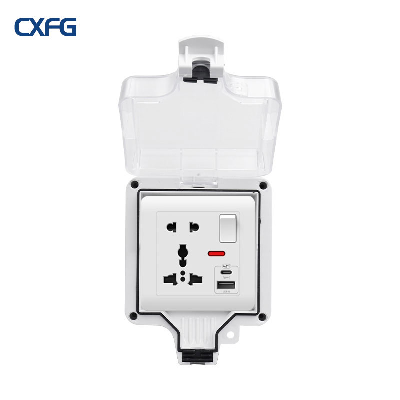 86 نوع IP66 مقبس مقاوم للماء ف - مراجعة Outdoor Power Adapter Usb C وسعره