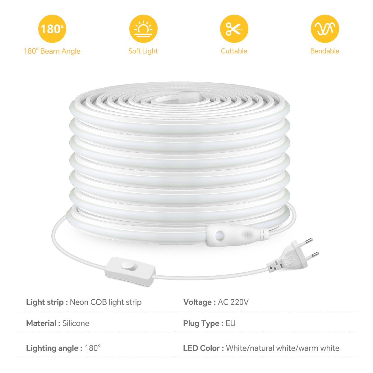 أحدث 220 فولت LED قطاع ضوء الن - مراجعة Outdoor Power Strip Weatherproof وسعره